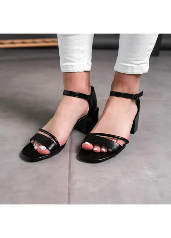 Черные женские босоножки gex 2816 24 черный Fashion