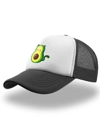 Кепка Тракер детская Авокадо Котик (Avocado Cat) (33404-1372) MobiPrint (220824415)