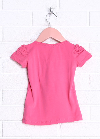 Розовая летняя футболка с коротким рукавом Almis