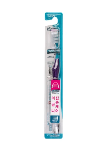Зубная щетка глубокое очищение Systema Standard Toothbrush мягкая, 1 шт Lion (248920043)