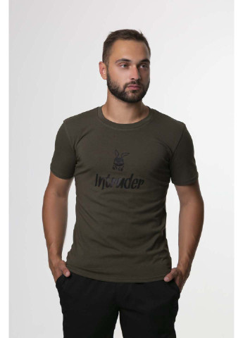 Хаки (оливковая) футболка Intruder