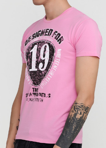 Светло-розовая футболка MSY