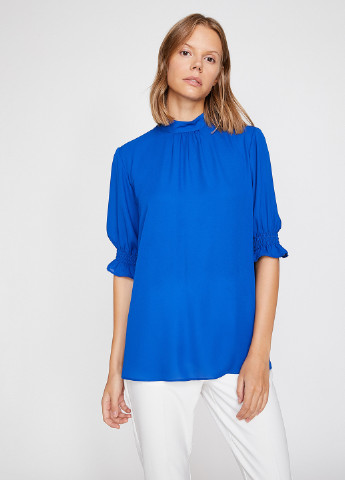 Синяя демисезонная блуза KOTON