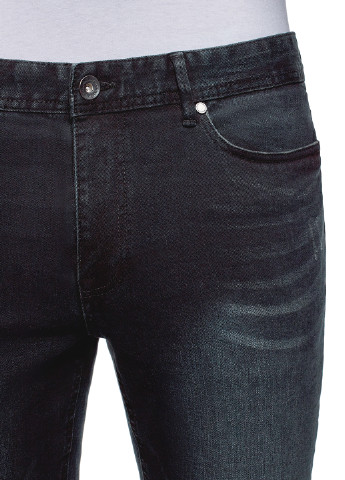 Темно-синие демисезонные прямые джинсы Oodji