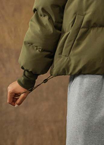 Зеленая зимняя куртка SHEIN