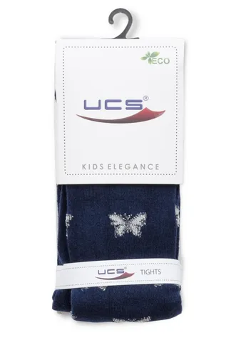 Колготки з метеликами (M0C0301-2110-3G-dackblue) UCS SOCKS (202365645)