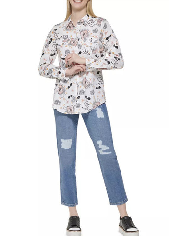 Молочная блуза Karl Lagerfeld