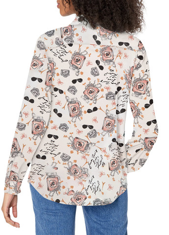 Молочная блуза Karl Lagerfeld