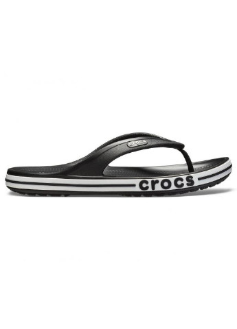 Черные пляжные вьетнамки шлепанцы Crocs