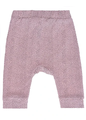 Персиковые кэжуал демисезонные брюки H&M