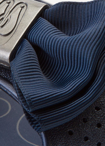 Темно-синие кэжуал сандалі w146014 Bassano с бантом, с перфорацией