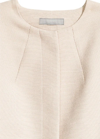 Бежеве демісезонне Пальто піджак H&M