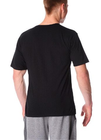 Чорна футболка чоловіча new 5xl чорний 201 Cornette