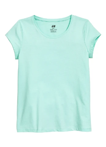 Комбинированная летняя футболка H&M