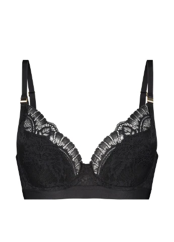 Чорний бюстгальтер для годуючих Hunkemoller без кісточок поліамід