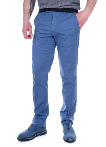 Синие летние брюки Armani Jeans