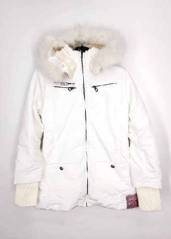 Біла зимня куртка Puledro