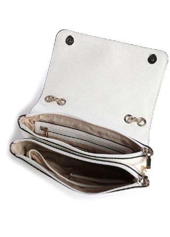 Женская сумка из эко кожи HWPG8403210-WHI Белый Guess HELAINA CONVERTIBLE XBODY FLAP (252863972)