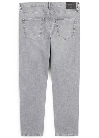 Светло-серые демисезонные зауженные джинсы C&A