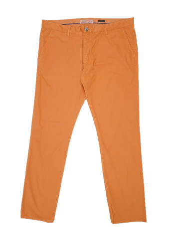 Светло-оранжевые кэжуал демисезонные чиносы брюки Cheyenne