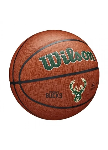 М'яч баскетбольний NBA Team Alliance Bskt Mil Bucks размер 7 Amber (WTB3100XBMIL) Wilson (253678304)
