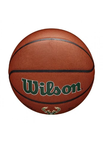 М'яч баскетбольний NBA Team Alliance Bskt Mil Bucks размер 7 Amber (WTB3100XBMIL) Wilson (253678304)