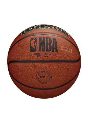 М'яч баскетбольний NBA Team Alliance Bskt Mil Bucks размер 7 Amber (WTB3100XBMIL) Wilson (253678304)