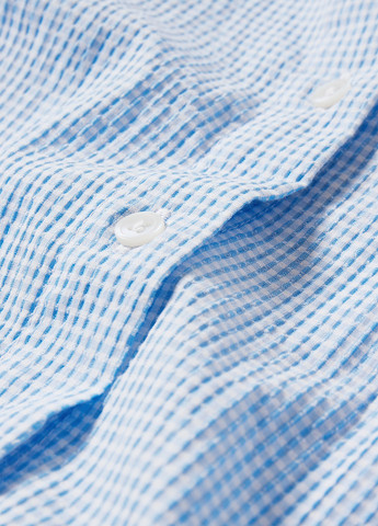 Голубой кэжуал рубашка однотонная C&A