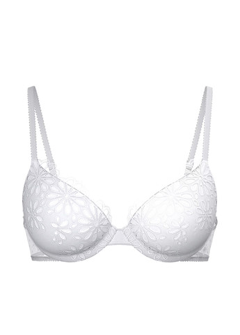 Белый демисезонный комплект (бюст, трусики) Victoria's Secret