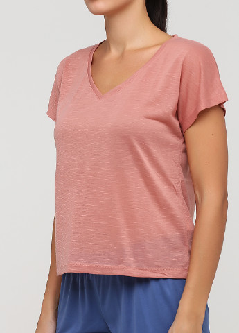 Рожево-коричнева літня футболка Crivit