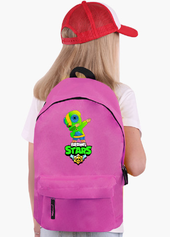 Детский рюкзак Зелений Леон Бравл Старс (Green Leon Brawl Stars) (9263-1705) MobiPrint (217075384)