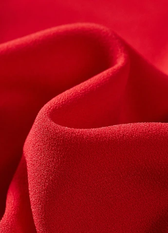 Красное кэжуал платье а-силуэт SHEIN однотонное