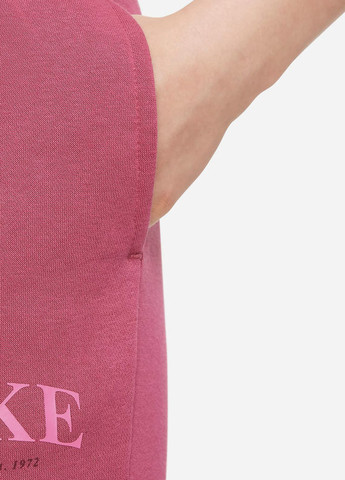Темно-розовые кэжуал, спортивные демисезонные клеш брюки Nike