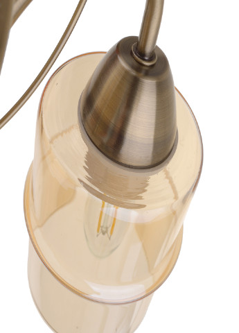 Бра зі скляним плафоном LK-722W/1 E27 AB Brille (251310014)