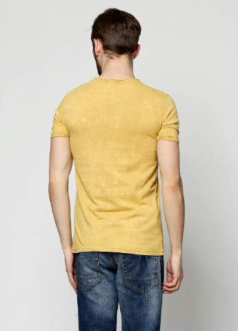 Желтая футболка с коротким рукавом Barazza