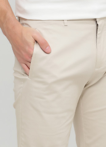Молочные кэжуал демисезонные прямые брюки JACK&JONES