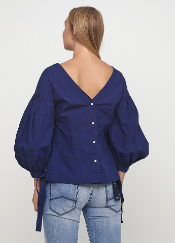 Темно-синяя демисезонная блуза Gant