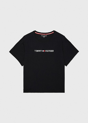 Чорна літня футболка Tommy Hilfiger