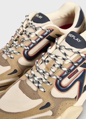 Бежевые всесезонные кроссовки Replay