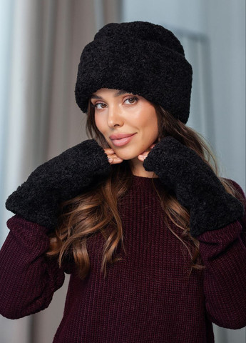 Комплект (шапка, мітенки) No Brand (365959953)