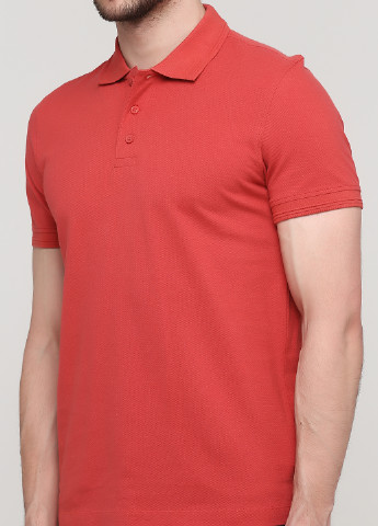 Коралловая футболка-футболка для мужчин DeFacto