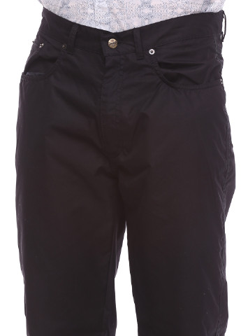 Черные кэжуал демисезонные прямые брюки Trans