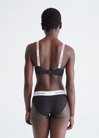 Чёрный бюстгальтер Calvin Klein без косточек полиамид