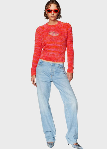 Помаранчево-червоний зимовий джемпер джемпер Diesel