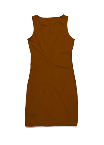 Горчичное кэжуал платье силуэтная Anna Field однотонное