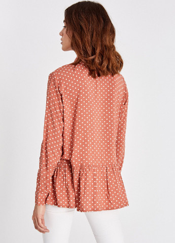 Охряная демисезонная блуза с длинным рукавом Piazza Italia