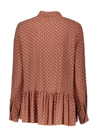 Охряная демисезонная блуза с длинным рукавом Piazza Italia