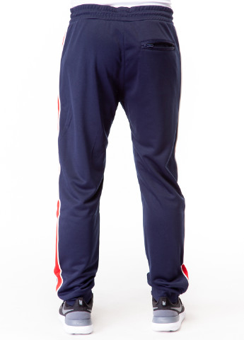 Синие спортивные демисезонные прямые брюки H&M