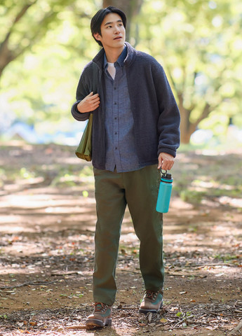 Сіра демісезонна куртка Uniqlo