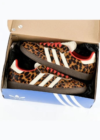 Кросівки JI2734 adidas Samba OG Preloved Red Leopard коричневі всесезони (340112246)